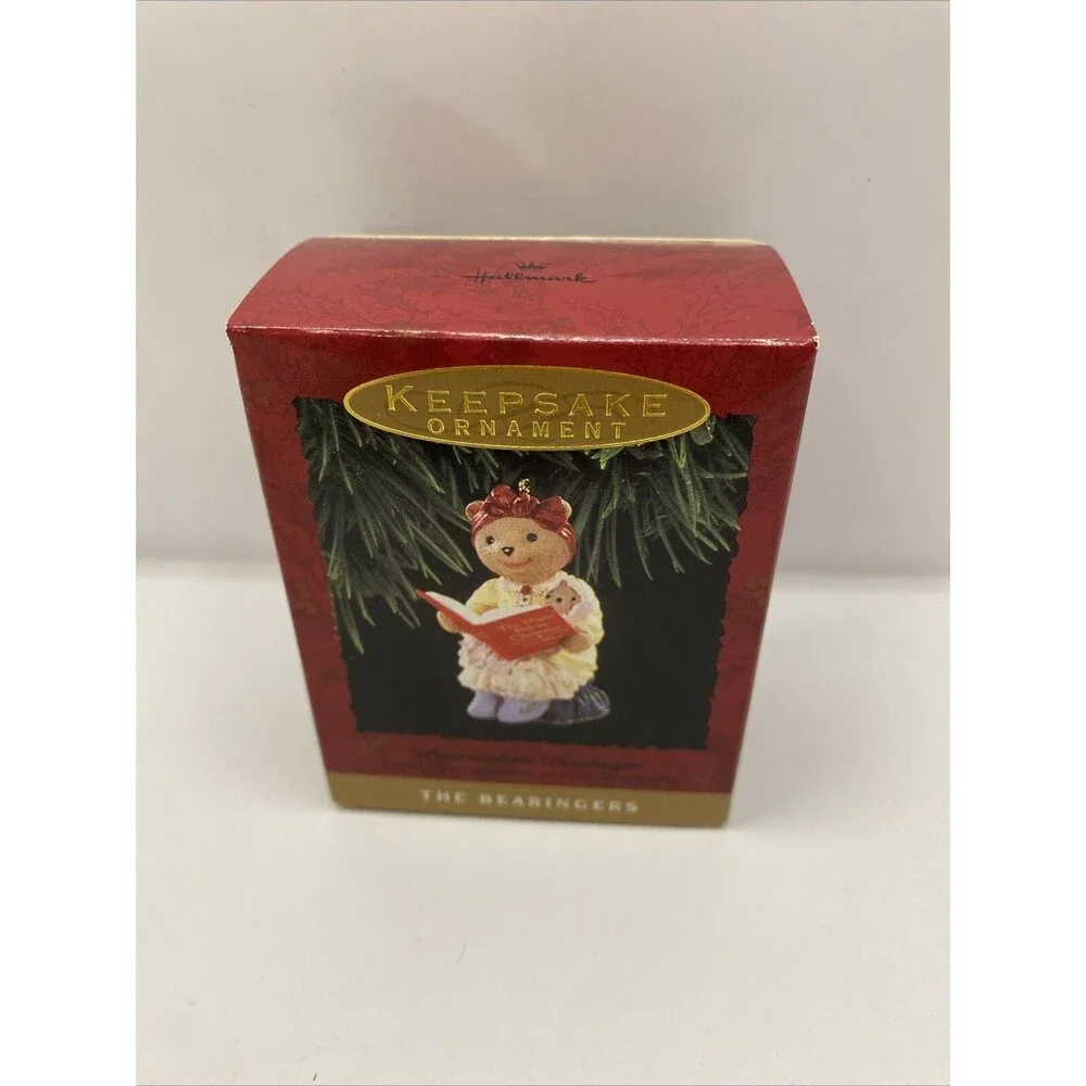 Hallmark 1993 Bearnadette Bearinger Keepsake Ornament Christmas Bear XPR9748